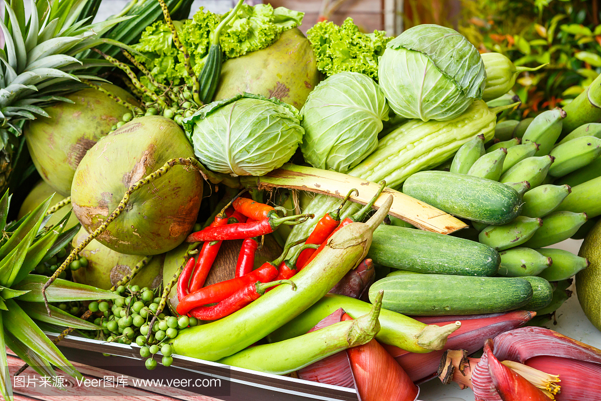 泰国蔬菜和水果